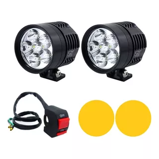 Par Exploradoras L6x Alta Gama Led  6000lm Reales Moto Carro