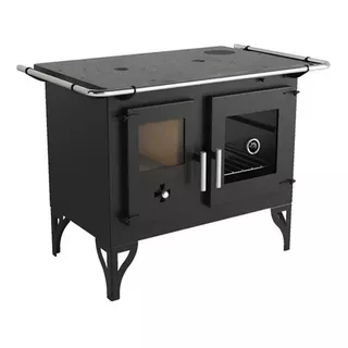 Cocina Calefactor A Leña 115m2 F700f + Kit De Caños - Deca
