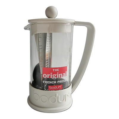 Cafetera Bodum  0,35 Lts 3 Poc.  Brasil White D10948-913 P