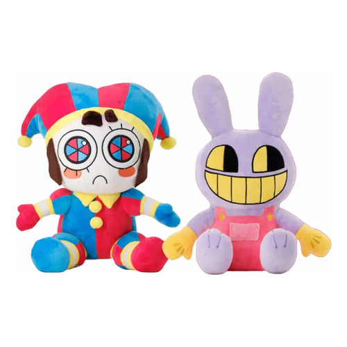 Muñeco Peluche El Circo Digital Bonito Conejo Dibujo 2 Pieza Color 2pcs