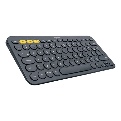 Teclado Bluetooth Multi-device Logitech K380 Black Color del teclado Negro Idioma Español