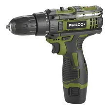Taladro Inalámbrico Philco Pti12ase1p Verde