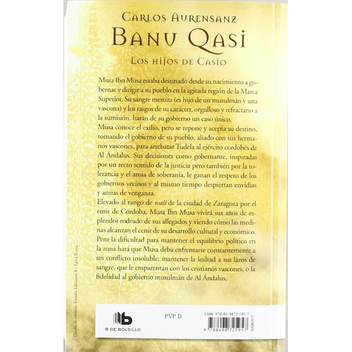 Libro Banu Qasi 1 Los Hijos De Casio [ Carlos Aurensanz] Dhl