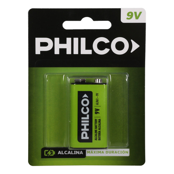 30 X Pilas Batería 9v Philco Alcalinas 9 V