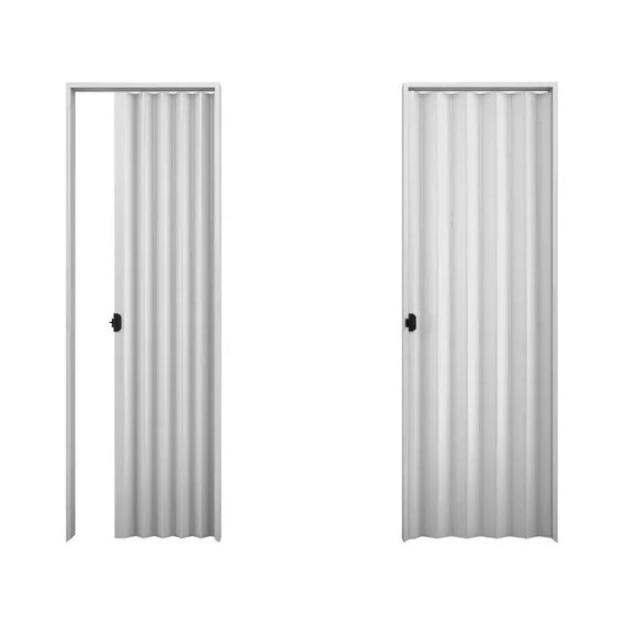 Puerta Plegable Pvc Blanca 1,20 X 2,10 - Smf