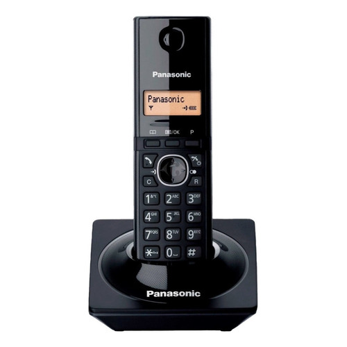 Teléfono Panasonic KX-TG1711 inalámbrico - color negro