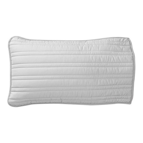 Funda Almohada Dec Basic Estándar Gris Vianney Color Blanco Rayas