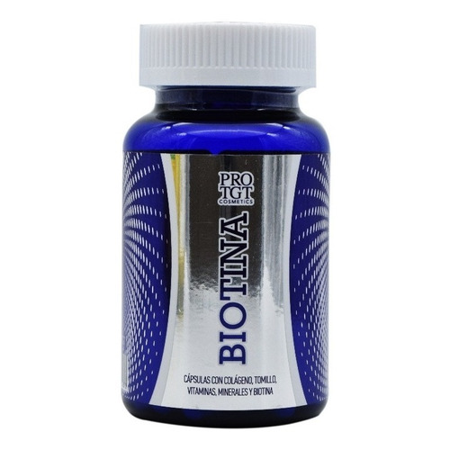 Biotina 500 Mg 30 Cápsulas Pro Tgt Cosmetics. Sabor Sin sabor