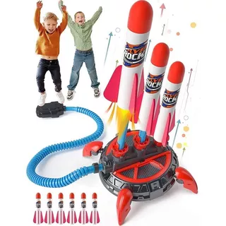 Lançador De Foguetes 3 Em 1 Multiple Rocket Launcher Brinque