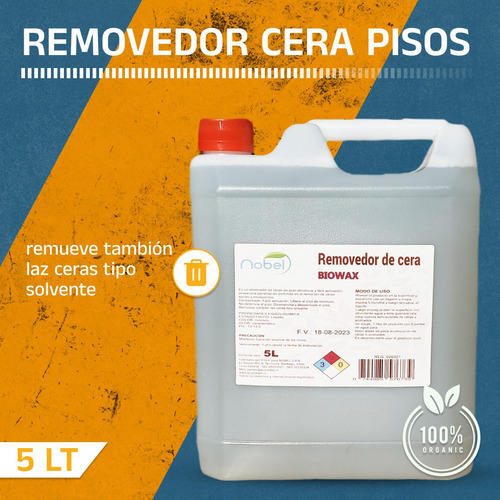 Removedor Cera Pisos 5 Litros