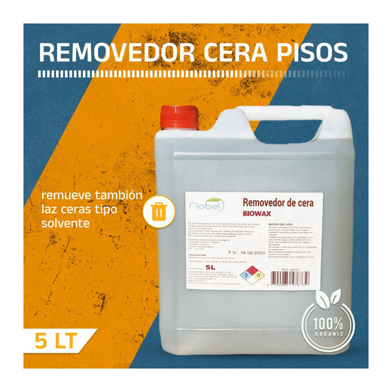 Removedor Cera Pisos 5 Litros