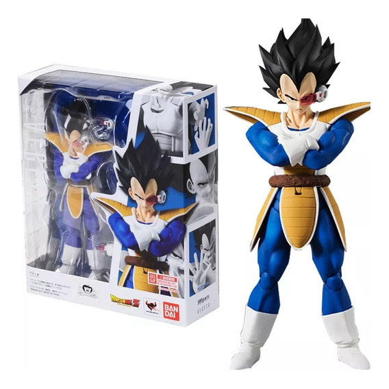 Boneco De Ação Dragon Ball Shf Vegeta, Modelo Super Saiyan,