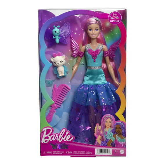 Barbie Muñeca Malibu A Touch Of Magic Alas Mattel 