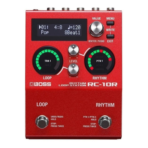 Pedal de efecto Boss Rhythm Loop Station RC-10R  rojo