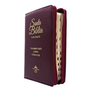 Biblia Reina Valera 1960 Letra Grande Cierre Indice Piel