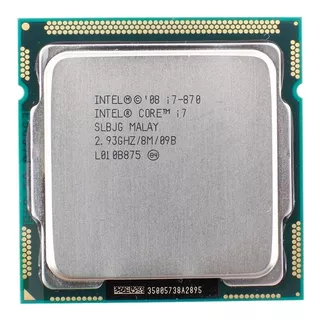 Procesador Gamer Intel Core I7-870 Bv80605001905ai De 4 Núcleos Y  3.6ghz De Frecuencia