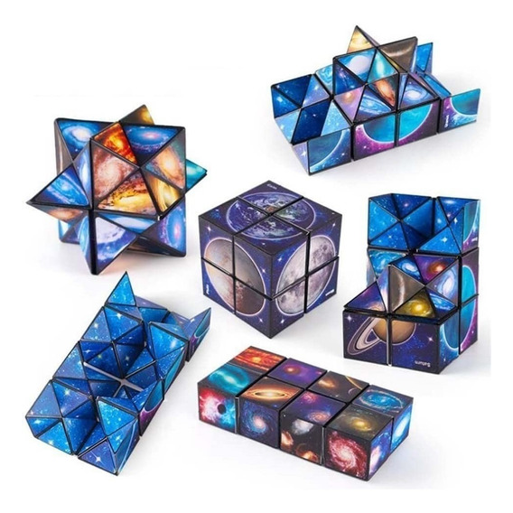 Cubo Mágico 3d 2 Paquetes3d Infinity Starry Sky Cube
