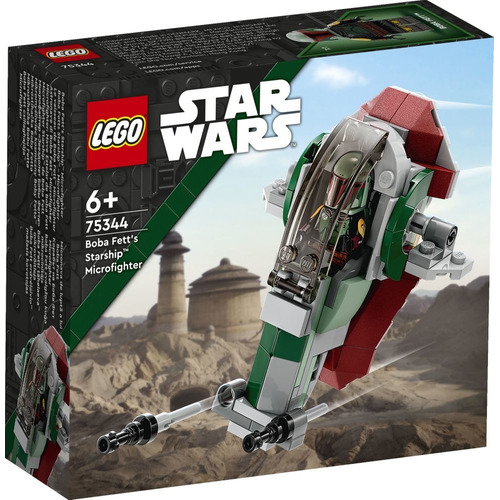 Lego Star Wars - Boba Fett's Starship Microfighter - 75344 Cantidad de piezas 85
