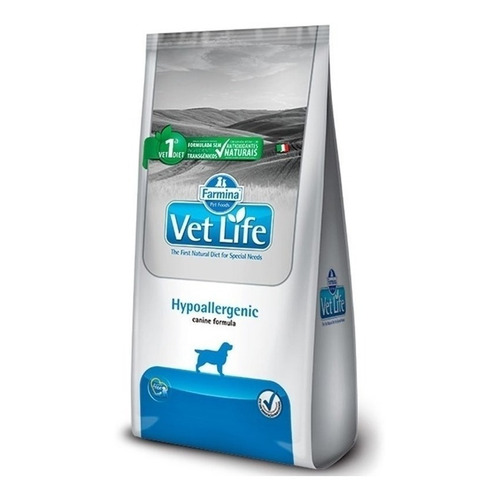 Alimento Vet Life Natural Canine Hypoallergenic para perro adulto todos los tamaños sabor mix en bolsa de 2kg