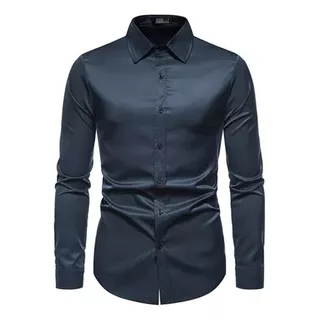 Camisa Slim Fit Strech Calidad Moda Casual Formal 