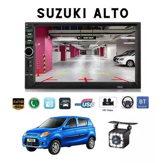 Radio Multimedia Bt Para Suzuki Alto Con Camara+ Instalacion