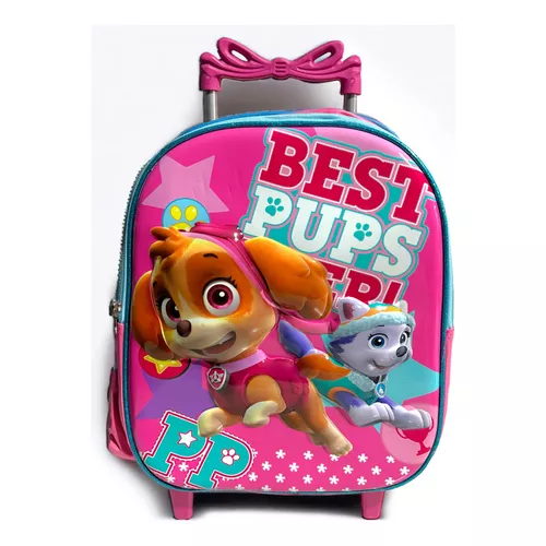 Runup Mochila de guardería Patrulla Canina para niñas, Mochila escolar Skye  para niños de 3 a 8 años, Mochila de guardería impermeable y ligera de  color rosa para niños niñas - La