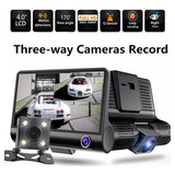 Camara Auto Seguridad Dvr Hd Dual Y Reversa Con Pantalla 4