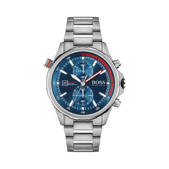 Reloj Hugo Boss Globetrotter 1513823 De Acero Inox. P/hombre