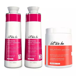 Progressiva Supreme Liss 1l + Gelatina Hidratante  1kg