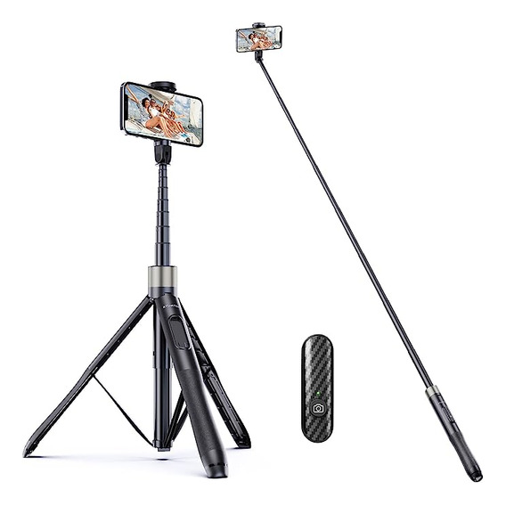 Palo Selfier Extensible  Y Tripode 165cm + Control Remoto