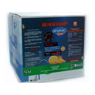 Veneno Para Raton Rastop Minibloque 3 Kg Anasac Hogar Seguro