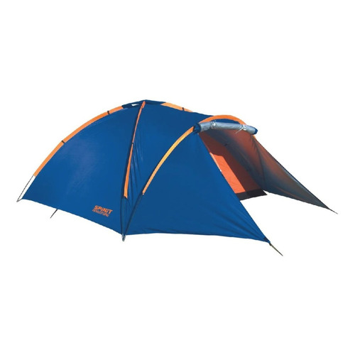 Carpa Spinit Adventure 6 Personas Impermeable Camping Color Azul