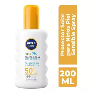 Protector Solar Corporal Nivea Sun Protect & Sensitive Kids Spray Fps 50 200ml