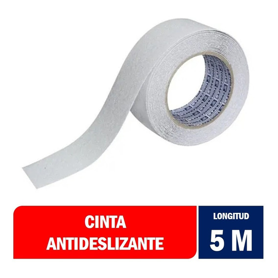 Cinta Antideslizante Transparente 2'' X 5 Metros - Tc5269