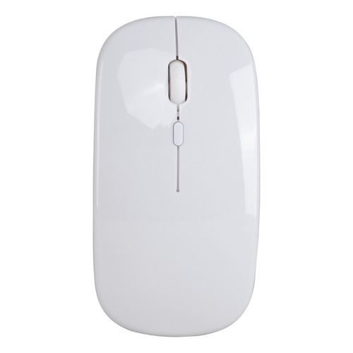 Mouse Inalámbrico Recargable Ultra Delgado Para Pc/laptop Color Blanco