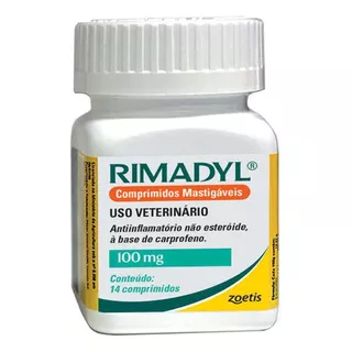 Rimadyl 100mg Anti-inflamatorio 14 Comprimidos Zoetis 100 Mg