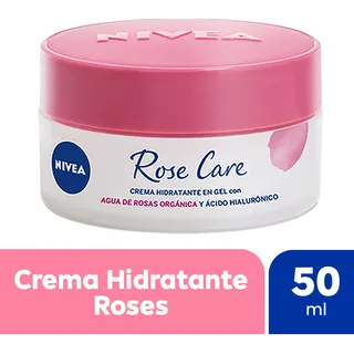 Nivea Rose Care Crema Hidratante En Gel X 50ml Momento De Aplicación Día/noche Tipo De Piel Todo Tipo De Piel