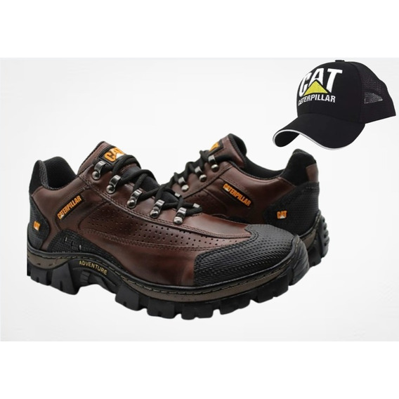 Tenis Botines Caterpillar + Gorro Cat