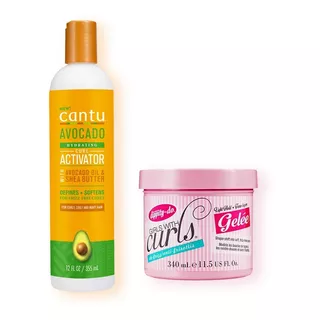 Dúo Dippity Do Gel + Activador De Rizos Cantu Aguacate