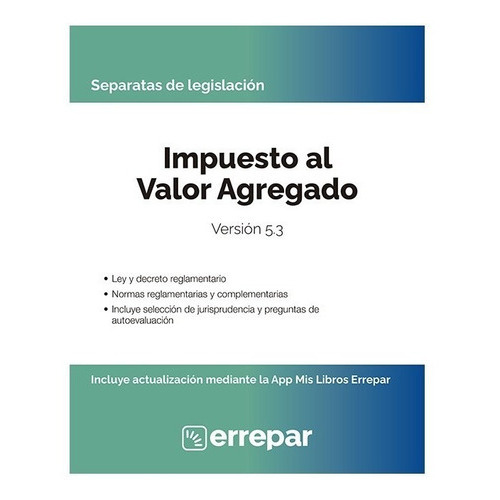Ley De Iva - Ley De Procedimiento Fiscal 2020, De Texto Legal. Editorial Errepar, Tapa Blanda En Español