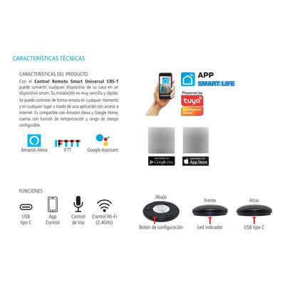 Control Remoto Universal Smart Wifi Tbcin