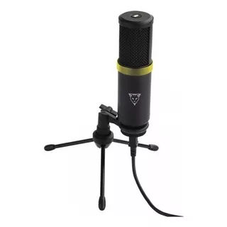 Micrófono Ocelot Ogmic-01 Metálico Usb Para Streaming Gaming Color Negro