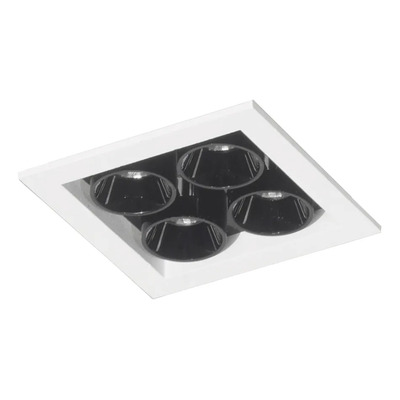 Empotrable Led Pocket 4 Blng 2700k 7w 480lm Lk Blanco Negro