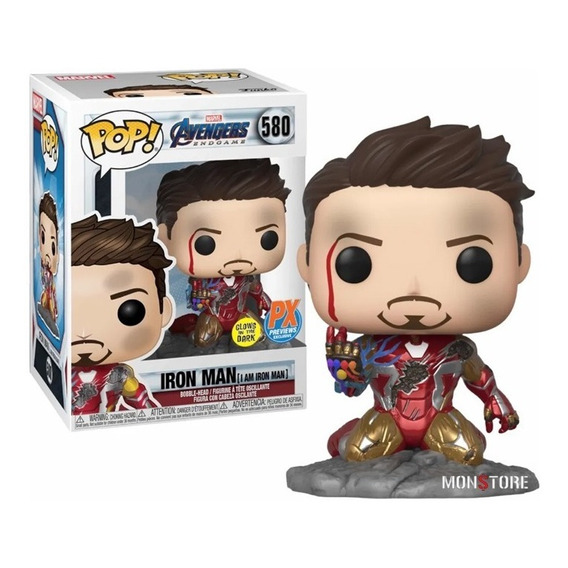 Funko Pop Marvel Avengers Endgame Im Iron Man #580 Glow