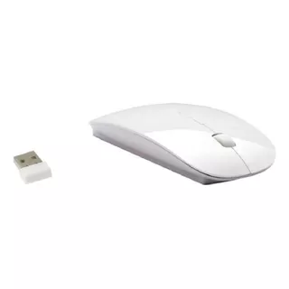 Mouse Sem Fio Recarregável Ecooda  Ms8016 Branco