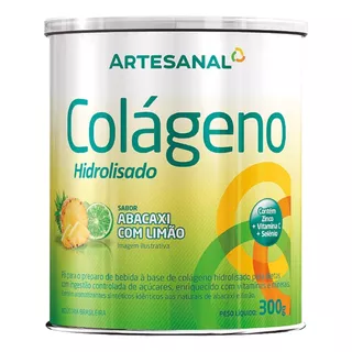 Suplemento Em Pó Colágeno Hidrolisado Sabor Abacaxi C/limão