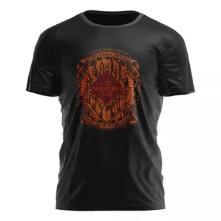 Remera Mapa Merodeador Harry Potter Algodon Premium