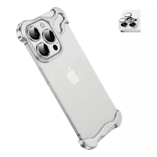 Capa Bumper Metal Estilo Luxo Para iPhone 15 Pro Max    