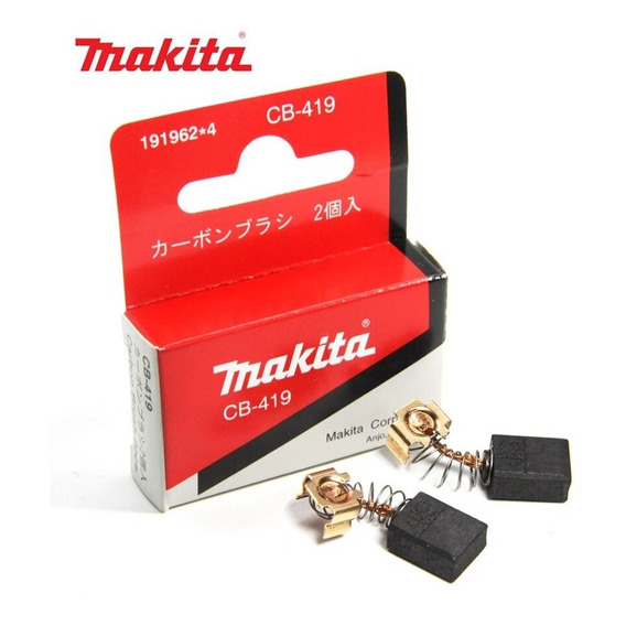 Juego De Carbones Makita Originales Cb-419 Bguemes