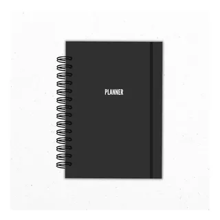 Agenda Planner 52 Semanas Sin Fechas  WLG Bold Negro